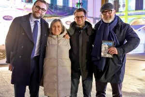 Monica Fontani e Leonardi Simoni con il sindaco di Empoli